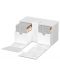 Cutie pentru carduri si accesorii Ultimate Guard Twin Flip`n`Tray XenoSkin - Monocolor White (200+ buc.) - 4t
